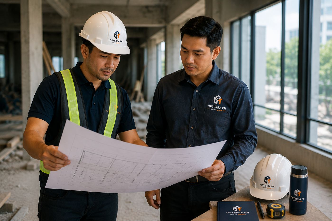 Construction site review